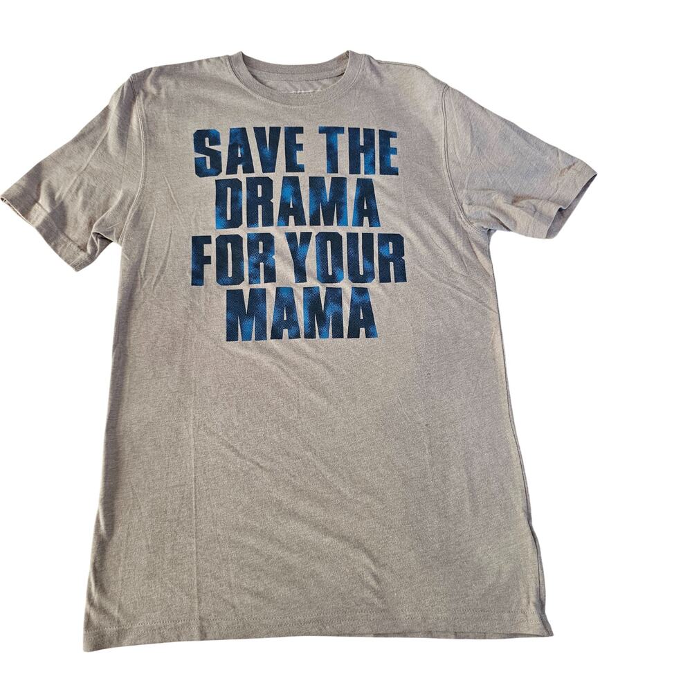 ❤️2/$12 AthleTech Men's Save the Drama for Your Mama T-shirt, Size S
